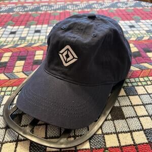 NWOT Rivian Hat Unisex Navy Organic Cotton Strapback Logo Cap USA OSFA